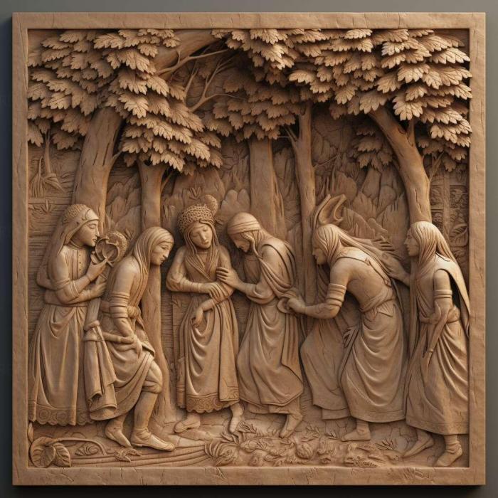 نموذج ثلاثي الأبعاد لآلة CNC 3D Art 